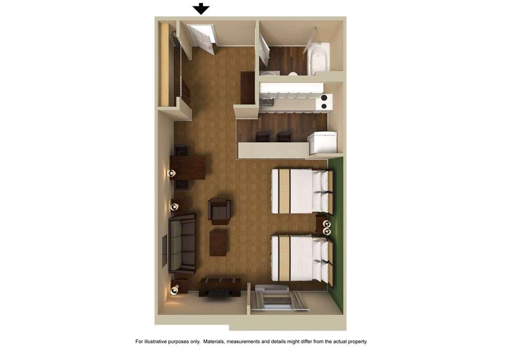 Extended Stay America Select Suites - Memphis - Cordova Oda fotoğraf